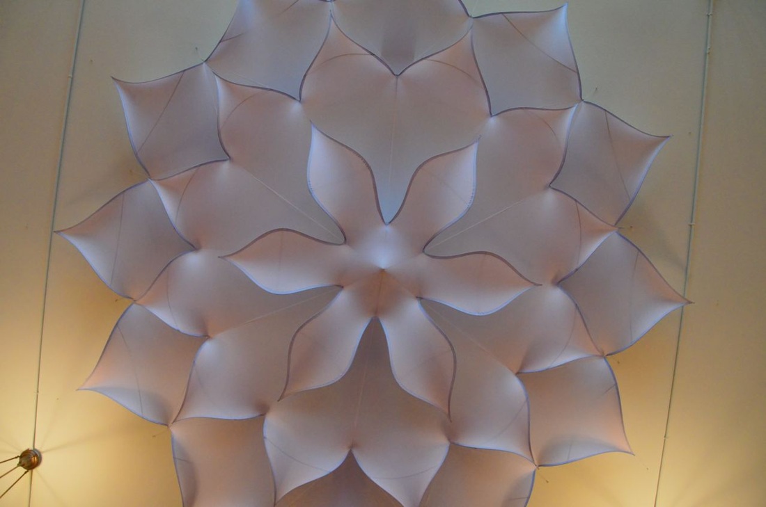 GuildWorks Presents the Mandala Yoga Studio Fabric Sculpture